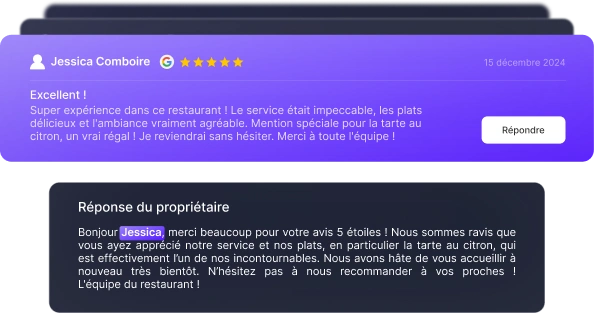 Utilisez des modèles de réponse