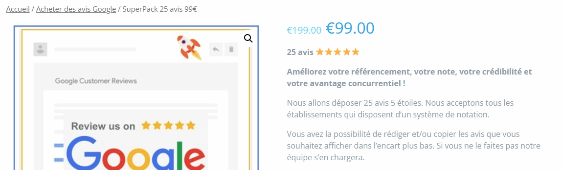 Plateforme d'achat d'avis Google illlégal avec Bot avis Google