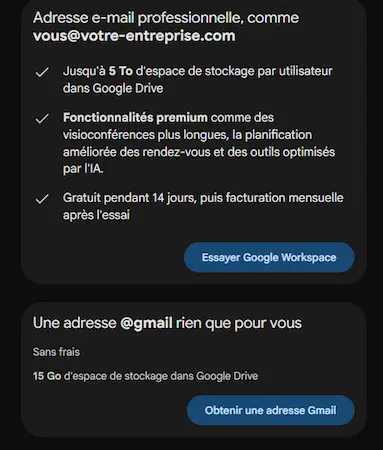 Choisir entre deux options pour créer une fiche Google My Business