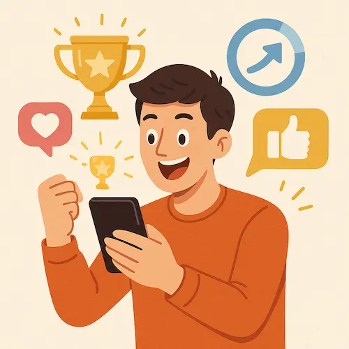Dopamine pour la fidélisation client avec gamification