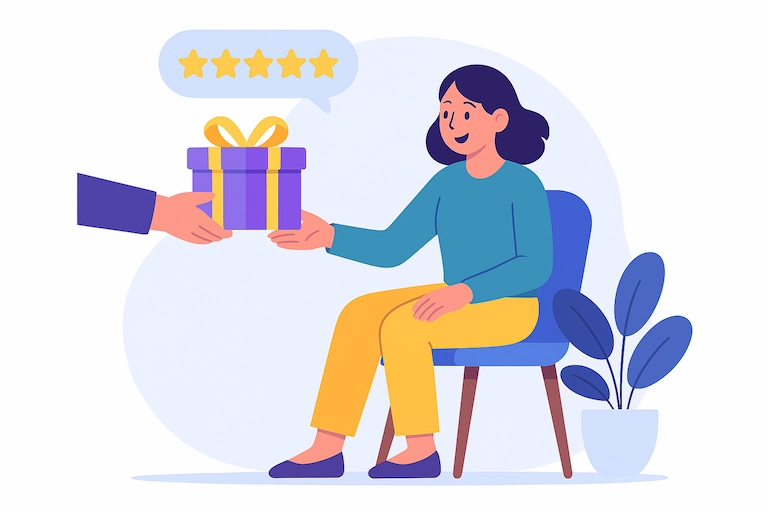 Mettez en place un système de récompense intelligent pour demander des avis Google