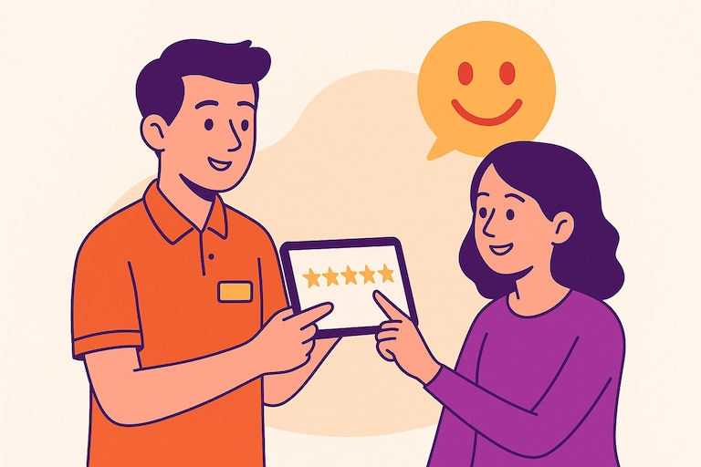 Sollicitez directement l'avis de vos clients satisfaits pour demander des avis Google