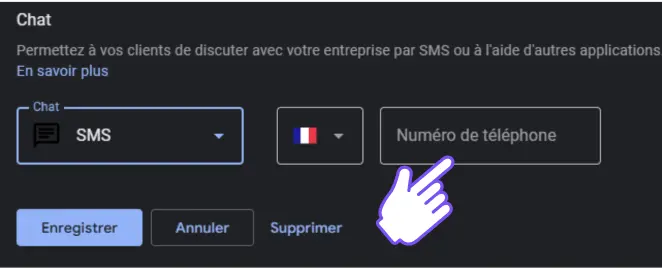 Activer les SMS de la messagerie Google pour optimiser sa fiche Google My Business