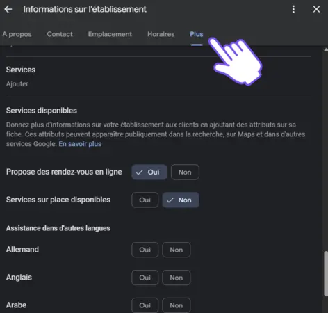 Modifier les attributs d’une fiche Google My Business pour l’optimiser
