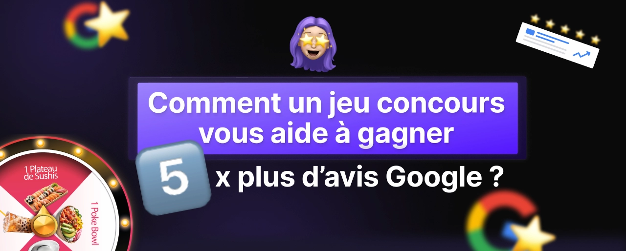 Comment un jeu concours vous aide à gagner 5x plus d'avis Google ?