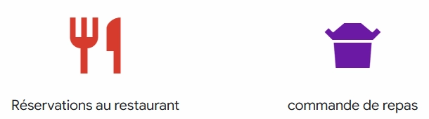 Choisir le bon bouton "Order with Google" pour le référencement local de votre restaurant